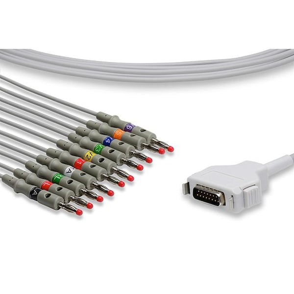 Ilb Gold Replacement For Fukuda Denshi, Fx-101 Direct-Connect Ekg Cables FX-101 DIRECT-CONNECT EKG CABLES - main